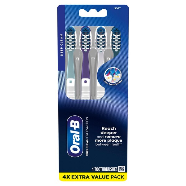 Oral-B CrossAction All-in-One Toothbrush, Soft Bristle