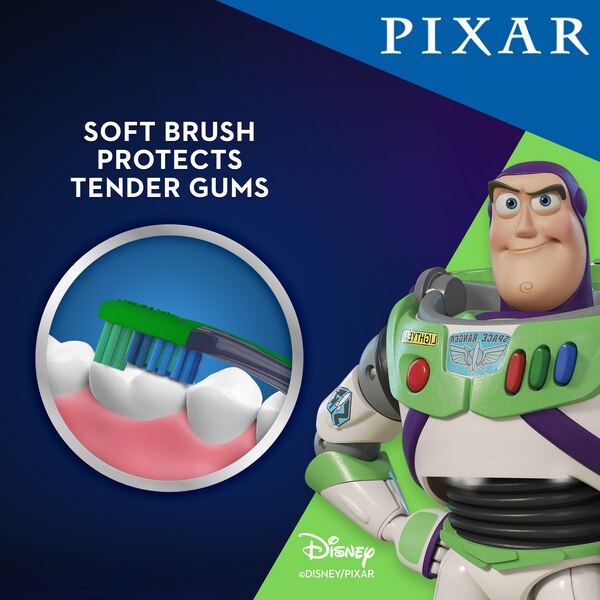 Oral-B Kids Manual Toothbrush featuring Disney & Pixar's Toy Story, Soft Bristles, For Children and Toddlers 3+, 2 count