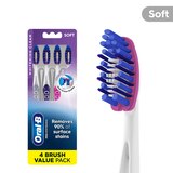 Oral-B Pro-Flex Stain Eraser Toothbrush, Soft Bristle, 4 CT, thumbnail image