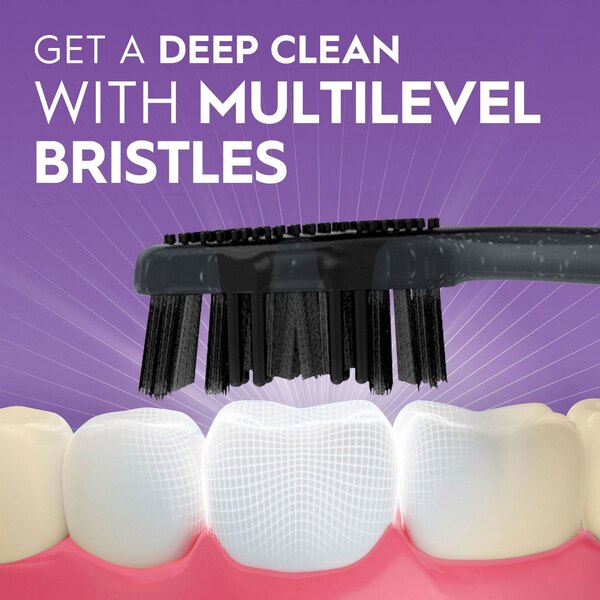 Oral-B Charcoal Whitening Toothbrush, Soft Bristle
