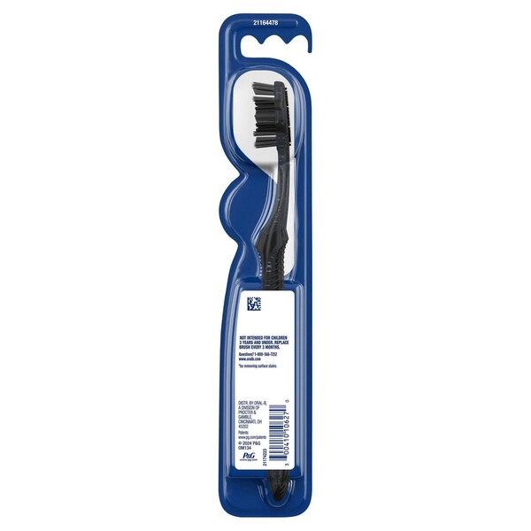 Oral-B Charcoal Whitening Toothbrush, Soft Bristle