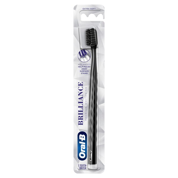 Oral-B Brilliance Whitening Toothbrush, Extra Soft Bristle, Color May Vary