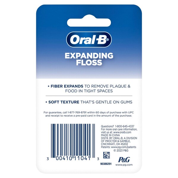 Oral-B Expanding Dental Floss, Mint, 54.6 YD