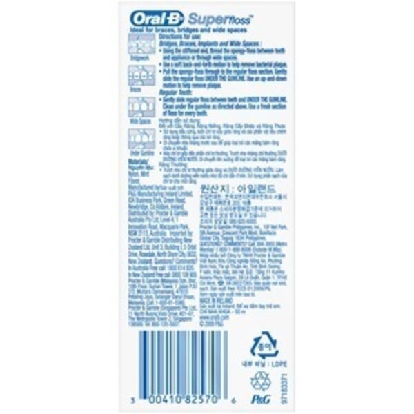 Oral-B Super Floss Pre-Cut Dental Floss Strands