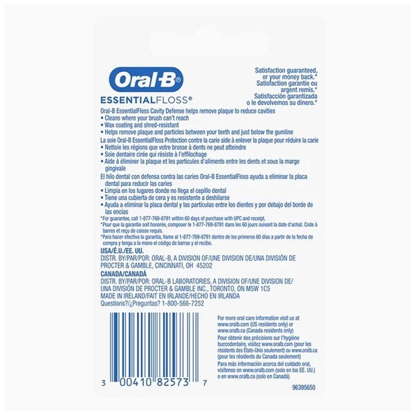 Oral-B Dental Floss, Mint, 54 YD