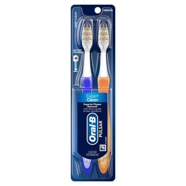 Oral-B Vibrating Pulsar Expert Clean Battery Toothbrush