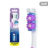 Oral-B Vivid Whitening Dual Action Toothbrush, Soft Bristle, 2 CT, thumbnail image