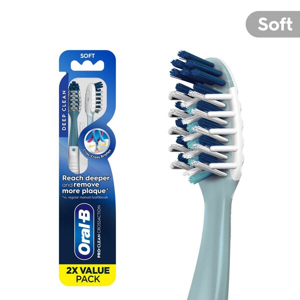 Oral-B CrossAction All-in-One Toothbrush, Soft Bristle