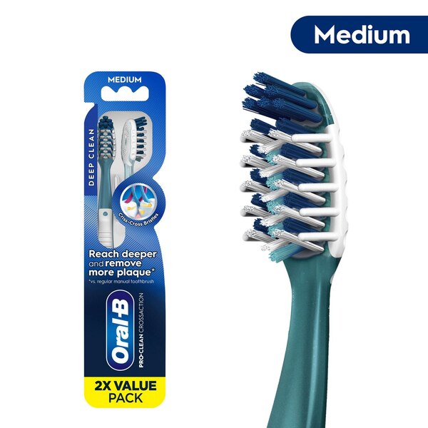 Oral-B CrossAction All-in-One Toothbrush, Soft Bristle