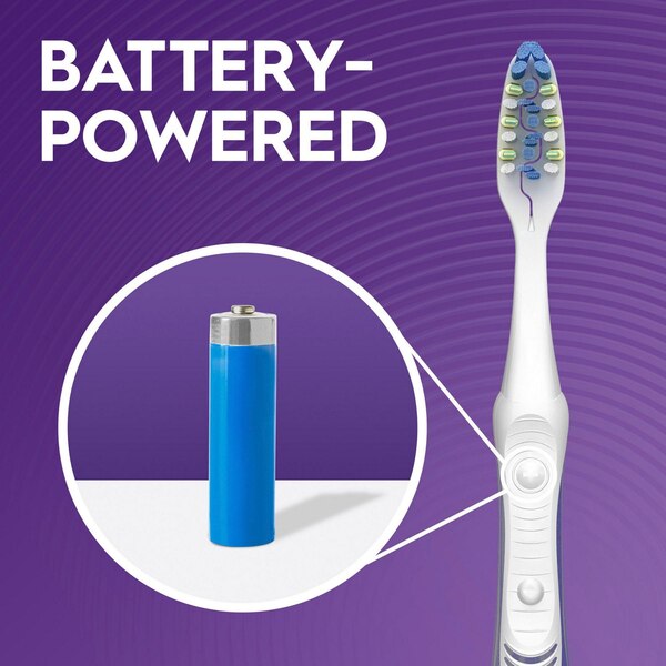 Oral-B Vibrating Pulsar Whitening Battery Toothbrush, Soft Bristle