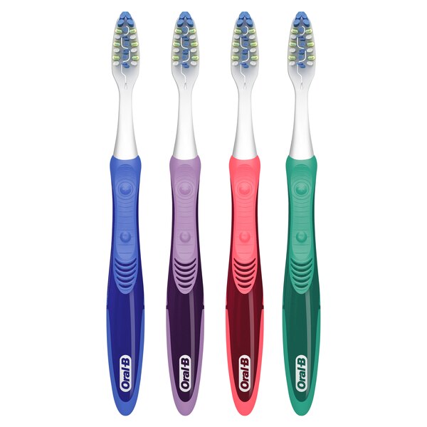 Oral-B Pulsar Expert Clean Battery Powered Toothbrush, Soft Bristle, 4 pack