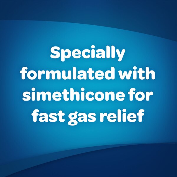 Gas-X Antigas Extra Strength Simethicone 125mg Chewable Tablets Cherry, 18 CT