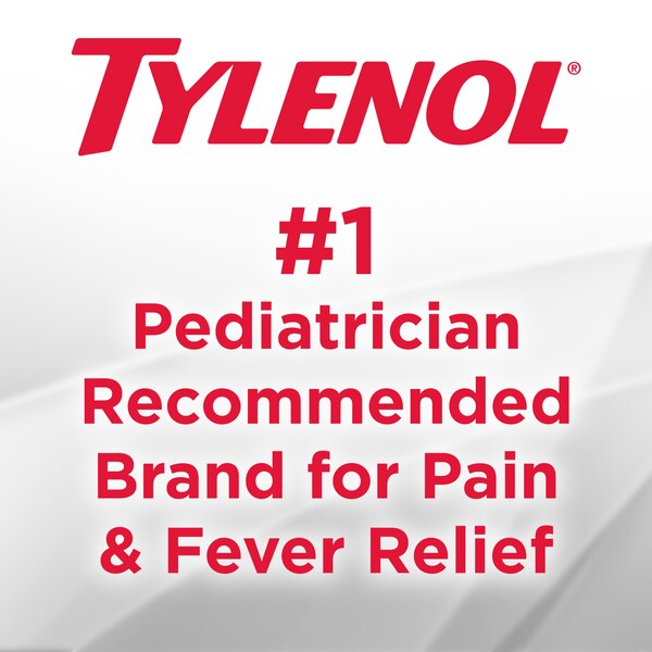 Infants' Tylenol Pain & Fever Oral Suspension Medicine, Grape, 2 OZ