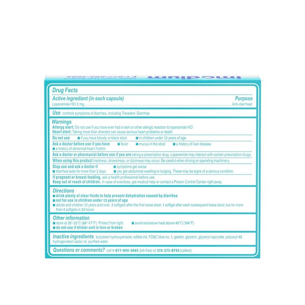 IMODIUM A-D SOFTGELS, 12 CT