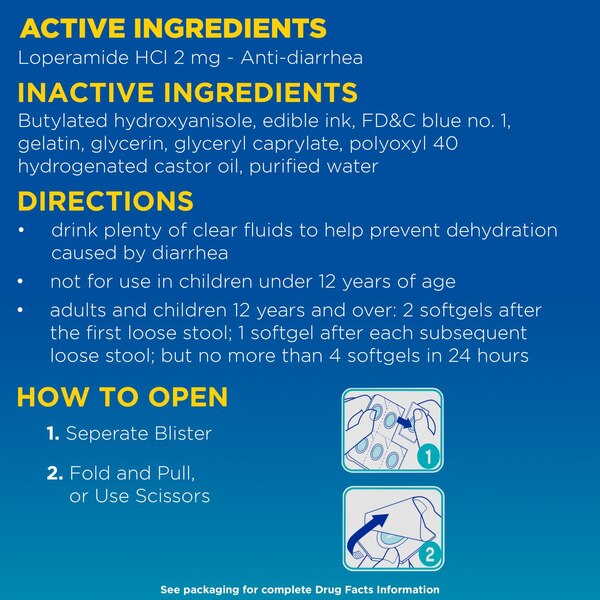 Imodium A-D Diarrhea Softgels