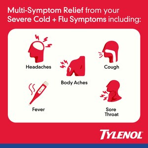 Tylenol Extra Strength Severe Cough & Sore Throat Caplets, 24 CT