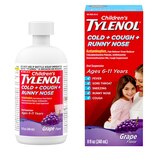 Children's Tylenol Cold, Cough, Runny Nose Oral Suspension, 8 OZ, thumbnail image
