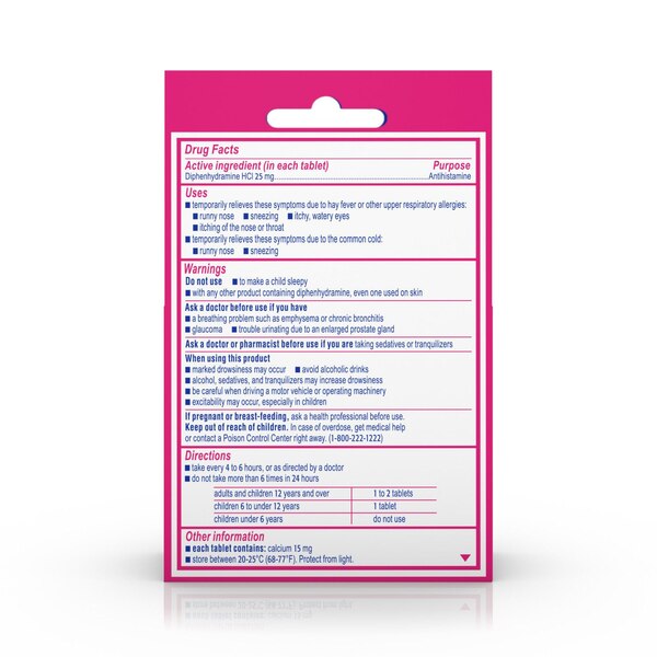 Benadryl Allergy Ultratabs Go Packs, 4 twin packs