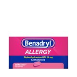 Benadryl Ultratabs Antihistamine Allergy Medicine Tablets, 100 ct, thumbnail image 4 of 14