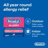 Benadryl Ultratabs Antihistamine Allergy Medicine Tablets, 100 ct, thumbnail image