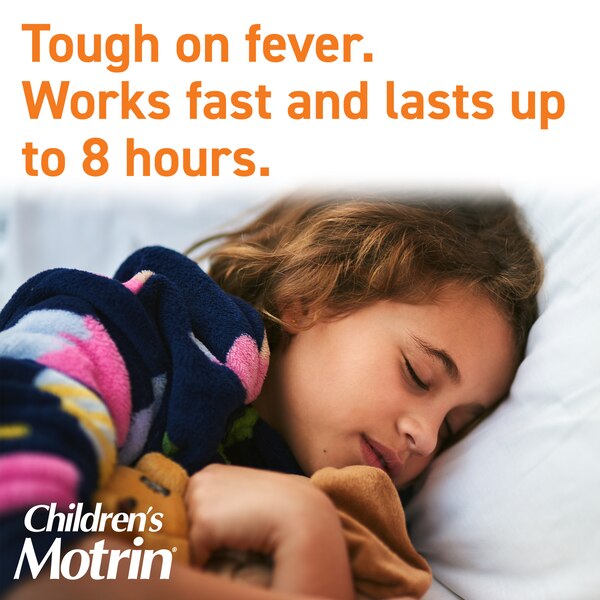 Children's Motrin Ibuprofen Pain Reliever/Fever Reducer, Dye-Free, 4 FL OZ