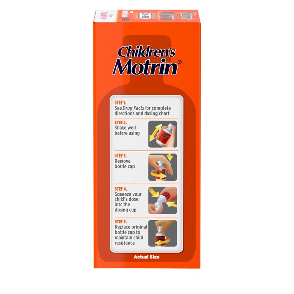 Children's Motrin Dye-Free Ibuprofen Oral Suspension, Berry, 8 FL OZ