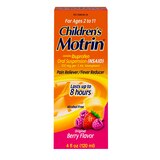Children's Motrin Ibuprofen Pain Reliever/Fever Reducer, Dye-Free, 4 FL OZ, thumbnail image