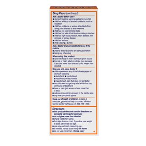 Children's Motrin Ibuprofen Pain Reliever/Fever Reducer, Dye-Free, 4 FL OZ
