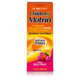 Motrin Children's Pain/Fever Relief Berry Liquid, 4 FL OZ, thumbnail image