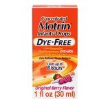 Infants' Motrin Dye Free Concentrated Drops Ibuprofen Oral Suspension, Original Berry, 1 FL OZ, thumbnail image