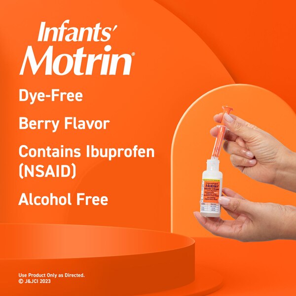 Infants' Motrin Liquid Medicine Drops with Ibuprofen, Berry, 1 fl. oz