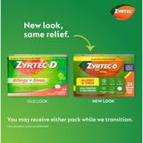 Zyrtec-D 12 Hour Allergy Medicine & Nasal Decongestant Tablets, thumbnail image