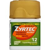 Zyrtec 24HR Allergy Relief Liquid Gels, 10mg Cetirizine HCl, thumbnail image