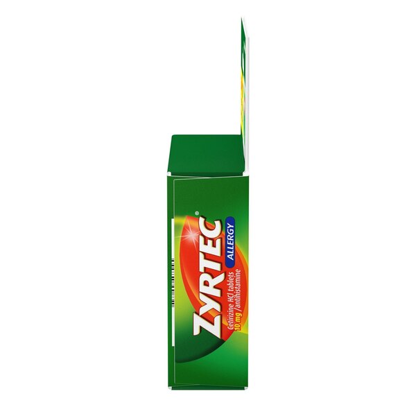 Zyrtec 24 Hour Allergy Tablets with Cetirizine HCl, Travel Size, 3 CT