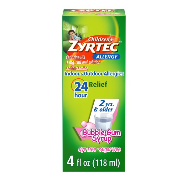 Zyrtec 24 Hr Children's Allergy Relief Liquid