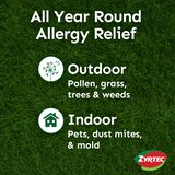 Zyrtec 24HR Allergy Relief Tablets, 10mg Cetirizine HCl, thumbnail image