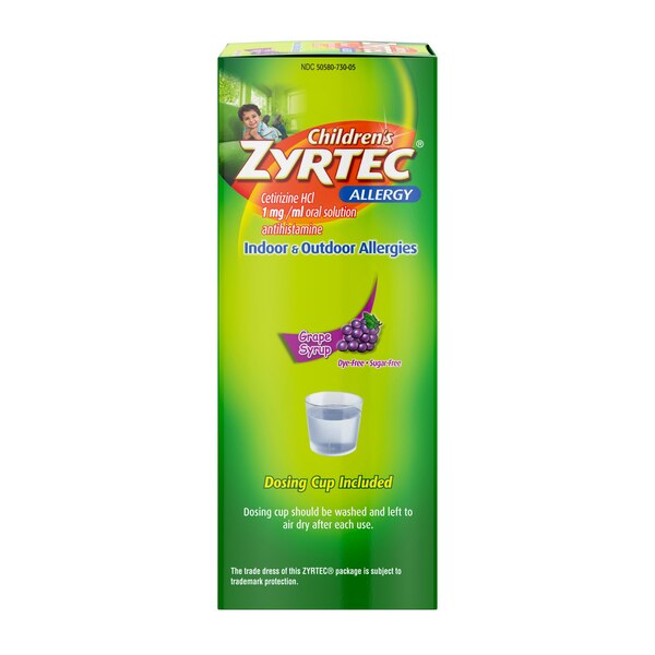 Zyrtec 24 Hr Children's Allergy Relief Liquid