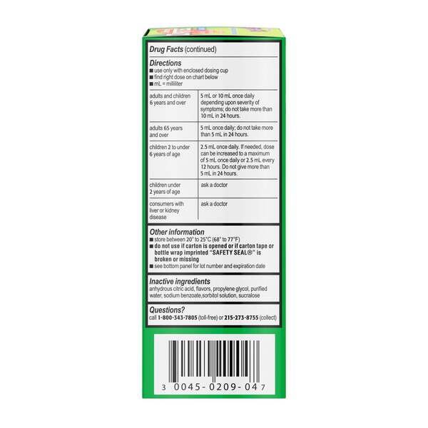 Zyrtec 24 Hr Children's Allergy Relief Liquid