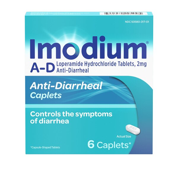 Imodium A-D Caplets, 6 CT
