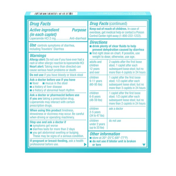Imodium A-D Caplets, 6 CT
