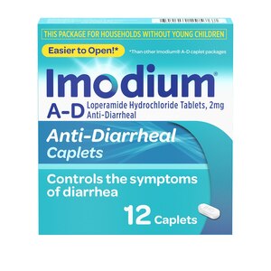 Imodium A-D, Anti-Diarrheal Caplets, 24 Count