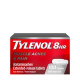 Tylenol 8 Hour Muscle Aches & Pain Acetaminophen Tablets, thumbnail image