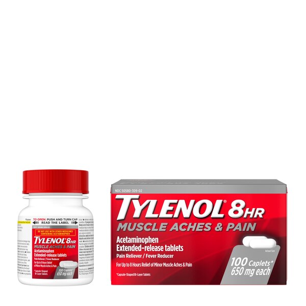 Tylenol 8 Hour Muscle Aches & Pain Acetaminophen Tablets