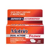 Motrin Dual Action Tablets with Tylenol, 120 CT, thumbnail image