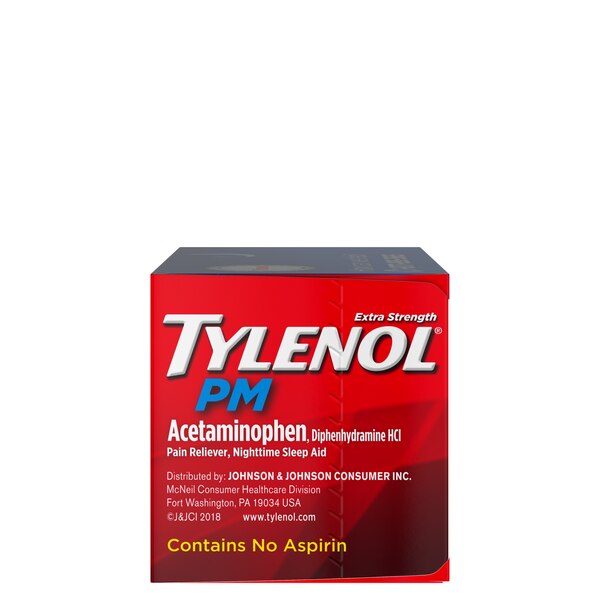 Tylenol PM Extra Strength Pain Reliever & Sleep Aid Caplets