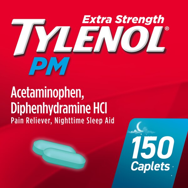 Tylenol PM Extra Strength Pain Reliever & Sleep Aid Caplets