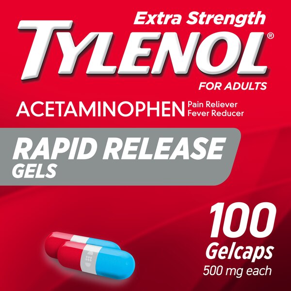 Tylenol Extra Strength Acetaminophen Rapid Release Gels