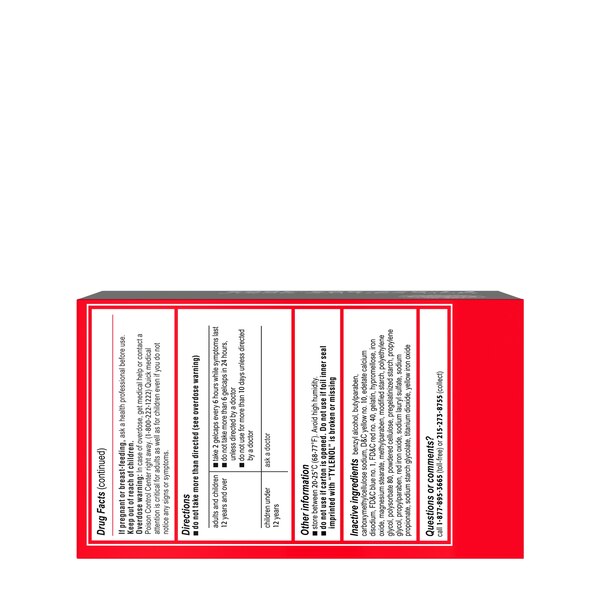 Tylenol Extra Strength Acetaminophen Rapid Release Gels