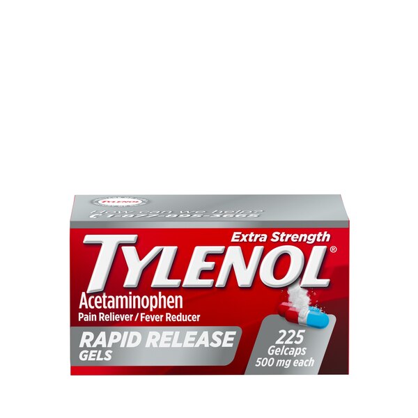Tylenol Extra Strength Acetaminophen Rapid Release Gels