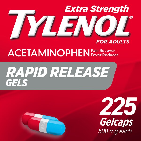 Tylenol Extra Strength Acetaminophen Rapid Release Gels